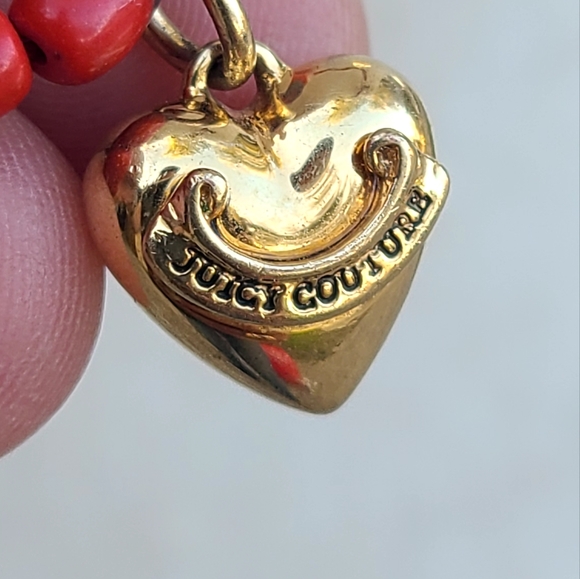 Corral Tone Beaded Charm Necklace - Picture 5 of 10